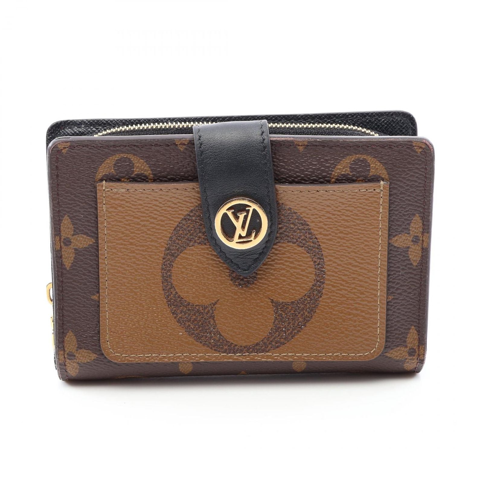 Louis Vuitton Bifold Wallet Portefeuille Juliette Monogram Giant Reverse Canvas