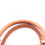 Celine Tote Macadam Brown Canvas Leather Boston — view 7