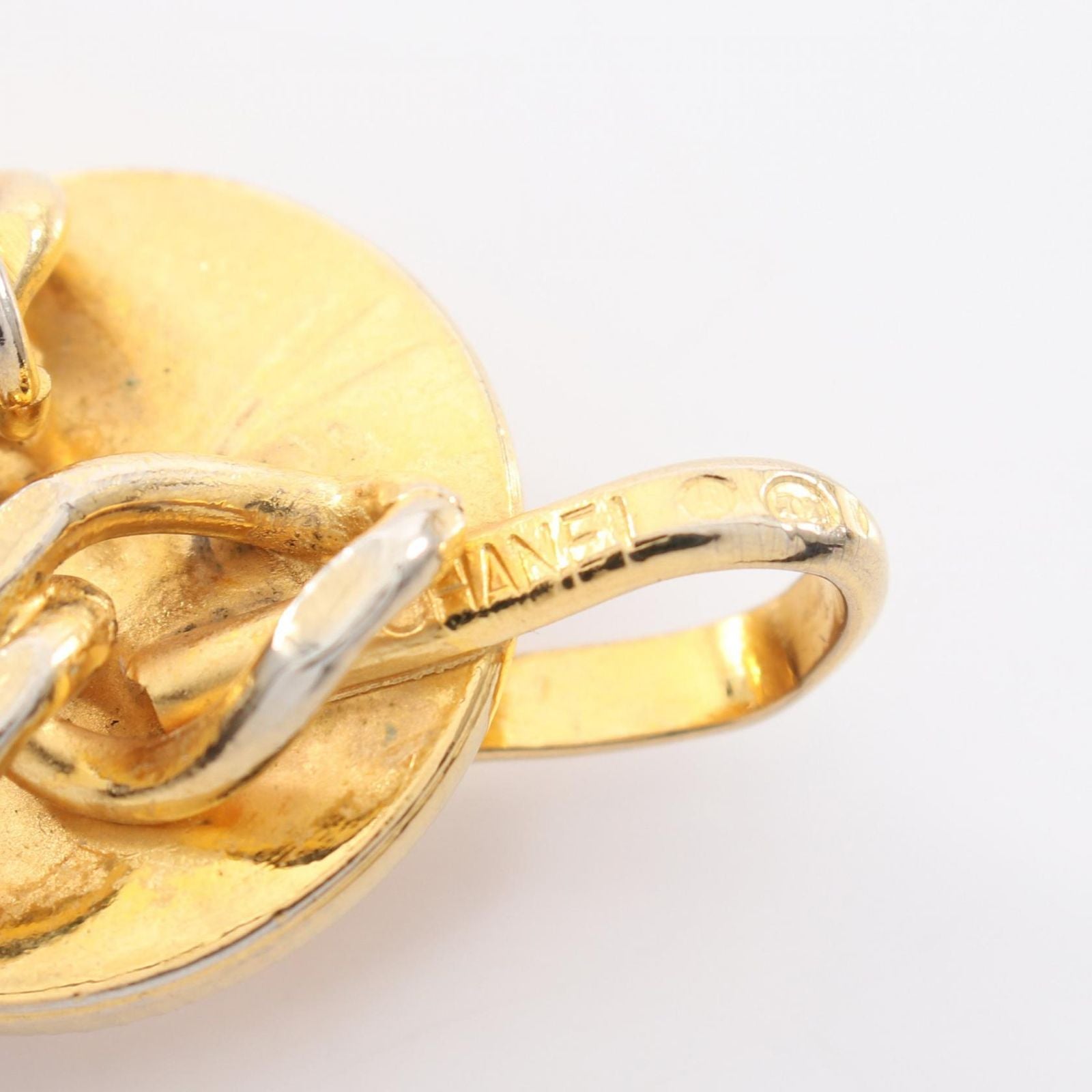 Chanel Belt CC Logo Chain Leather — view 4