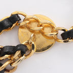 Chanel Belt CC Logo Chain Leather — view 7