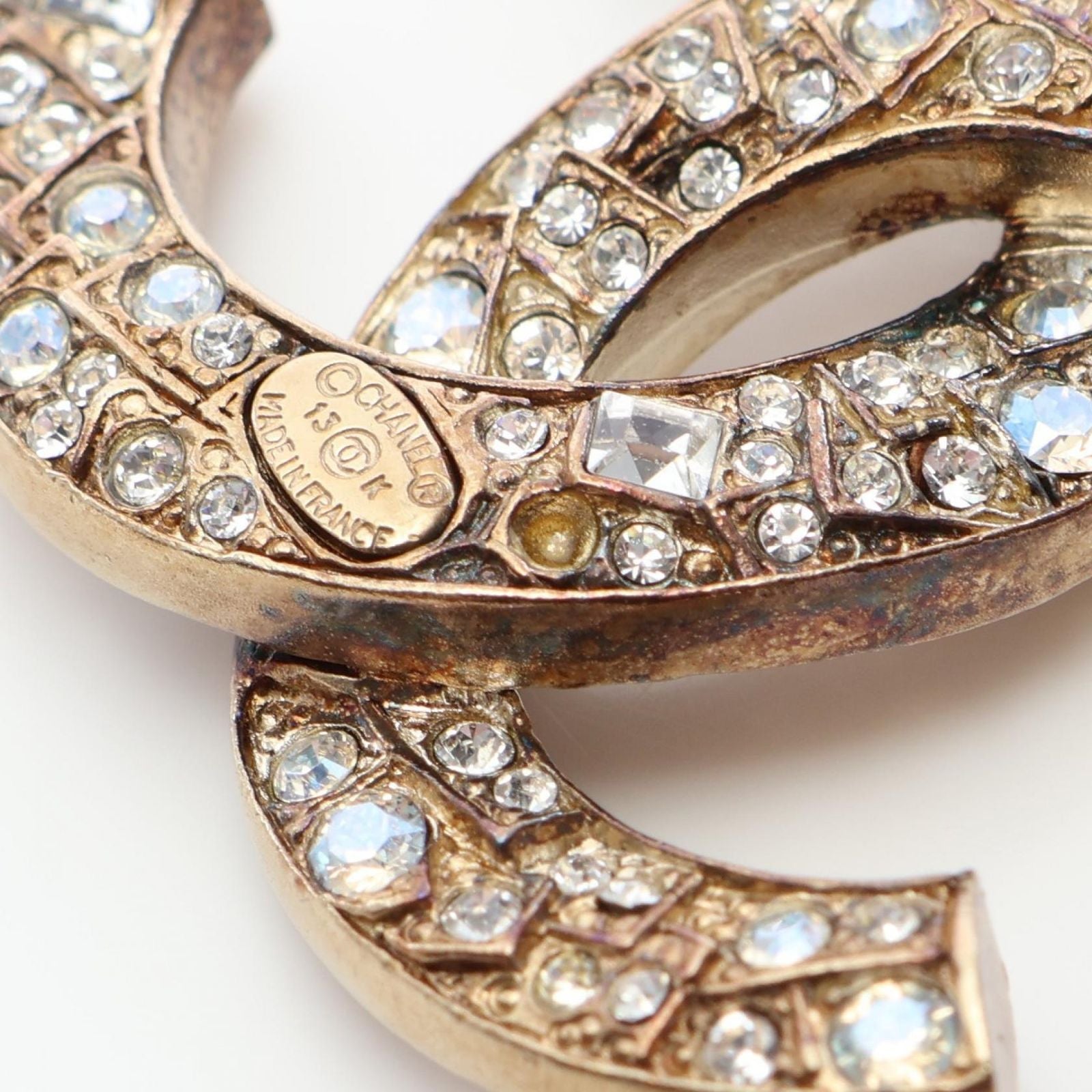 Chanel Brooch CC Logo — view 4