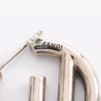 Fendi Earrings F's Hoop Stainless Steel — view 4