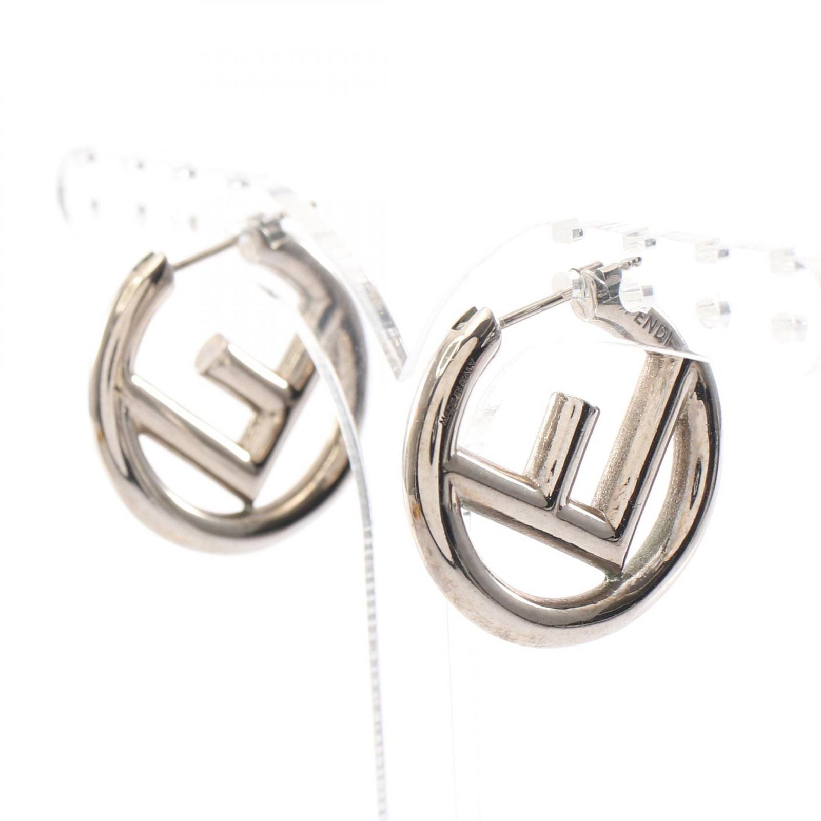 Fendi Earrings F's Hoop Stainless Steel