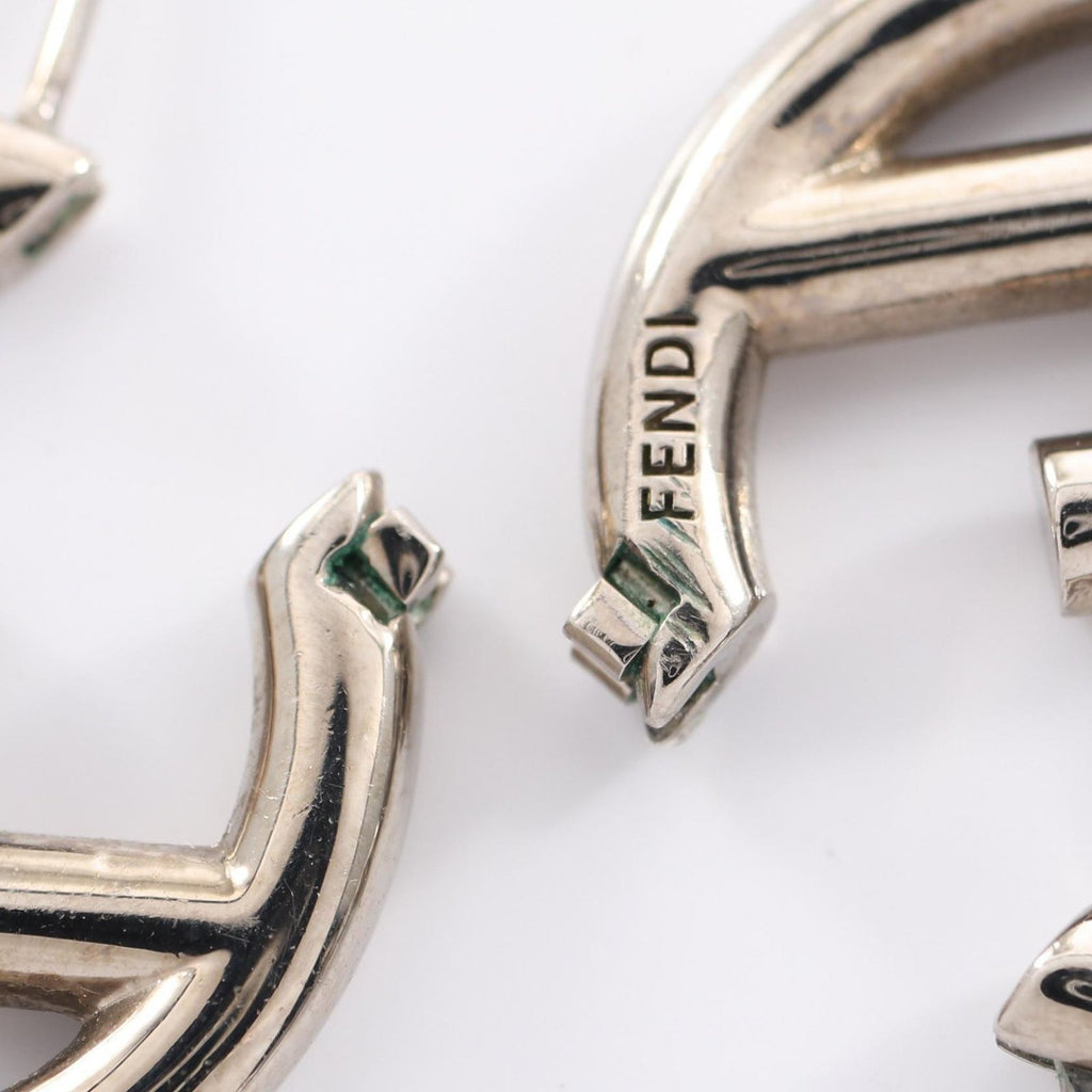Fendi Earrings F's Hoop Stainless Steel — view 6