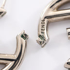 Fendi Earrings F's Hoop Stainless Steel — view 6