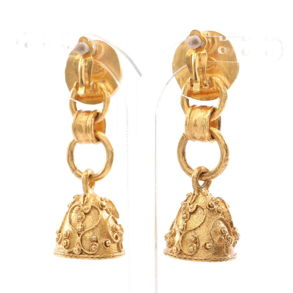 Chanel Earrings CC Logo Belmotif — view 2