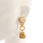 Chanel Earrings CC Logo Belmotif — view 4
