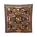 Hermes Scarf Carre 90 Pierres D'orient Et D'occident Silk