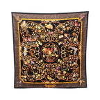 Hermes Scarf Carre 90 Pierres D'orient Et D'occident Silk