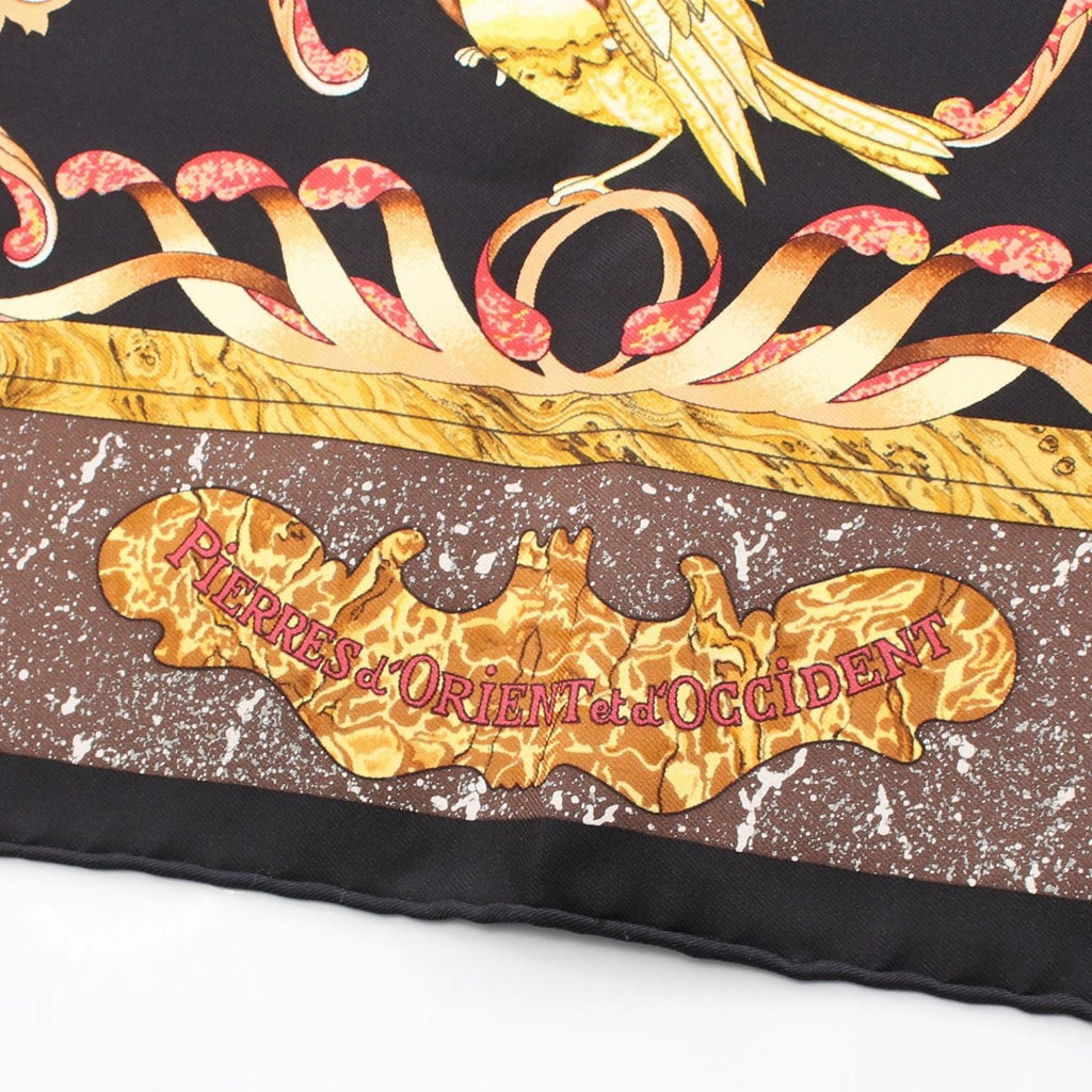 Hermes Scarf Carre 90 Pierres D'orient Et D'occident Silk — view 5