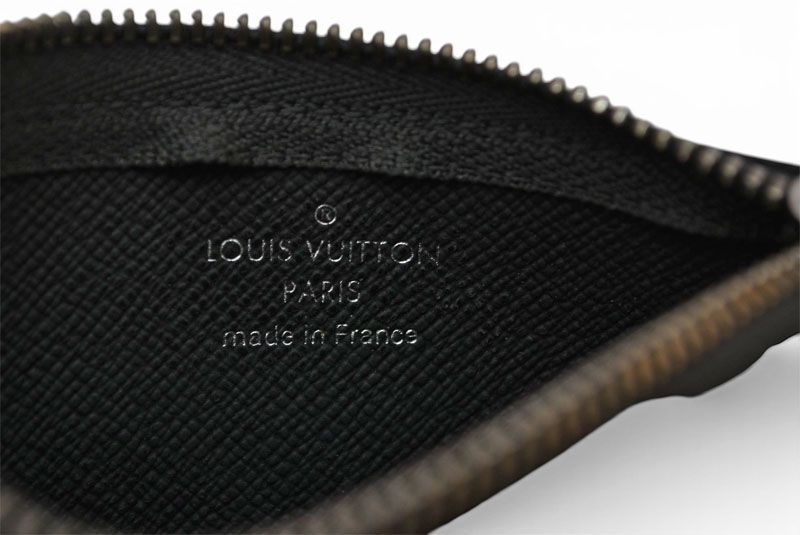 Louis Vuitton Coin Purse Key Case Monogram Eclipse Pochette Cles — view 7