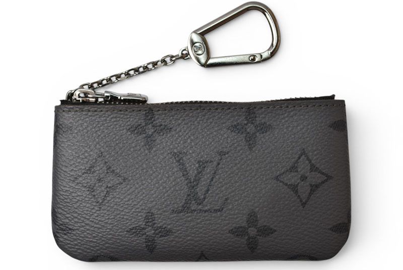 Louis Vuitton Coin Purse Key Case Monogram Eclipse Pochette Cles