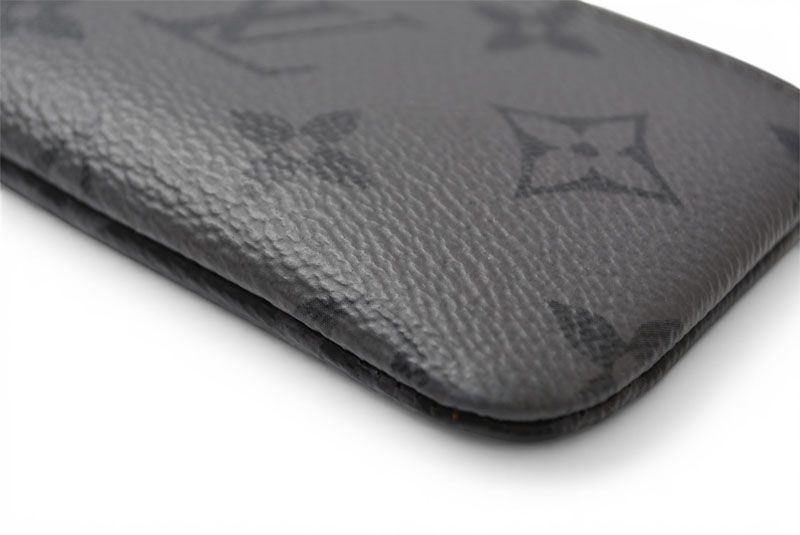 Louis Vuitton Coin Purse Key Case Monogram Eclipse Pochette Cles — view 3