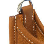 Hermes Shoulder Bag Evelyne 23 Taurillon Clemence Gold Silver — view 6