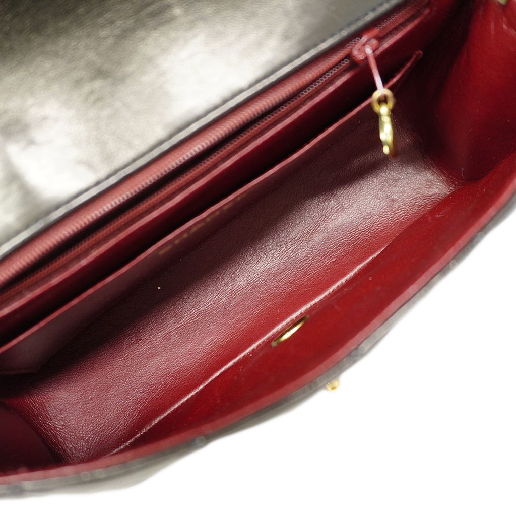 Chanel Shoulder Bag Diana Lambskin Black Gold — view 4