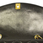 Chanel Shoulder Bag Diana Lambskin Black Gold — view 9
