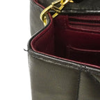 Chanel Shoulder Bag Diana Lambskin Black Gold — view 8
