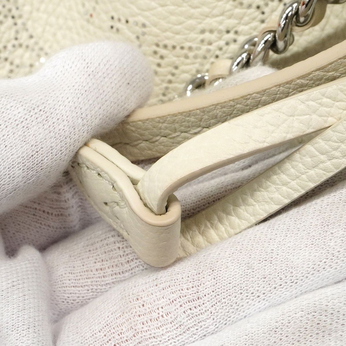 Louis Vuitton Handbag Mahina Picobella White 2-Way — view 8