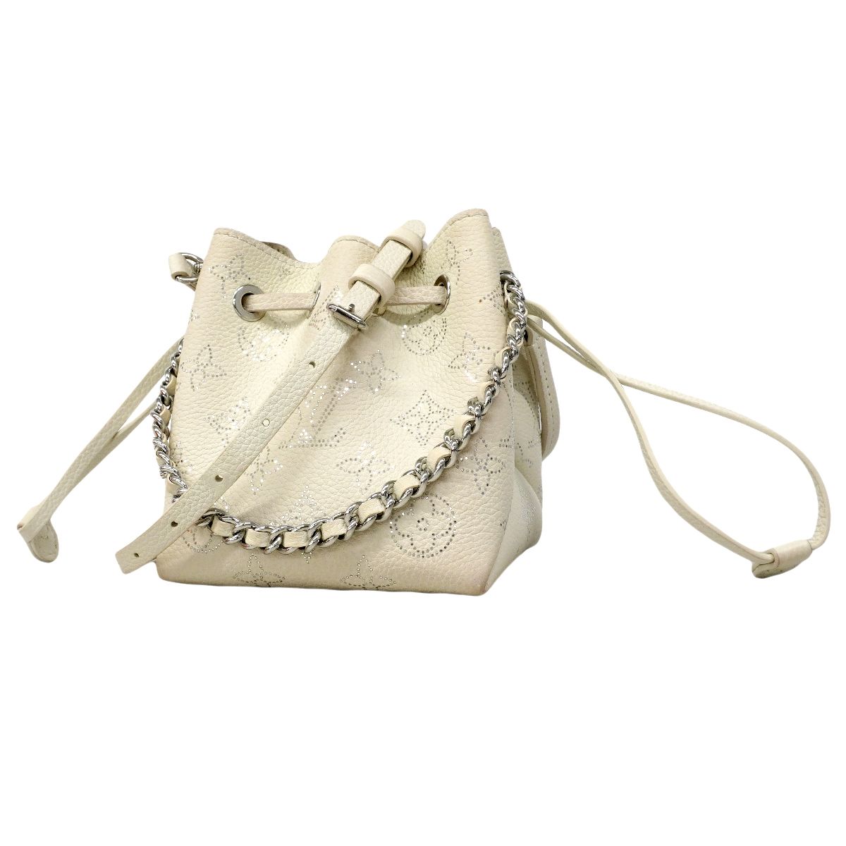 Louis Vuitton Handbag Mahina Picobella White 2-Way