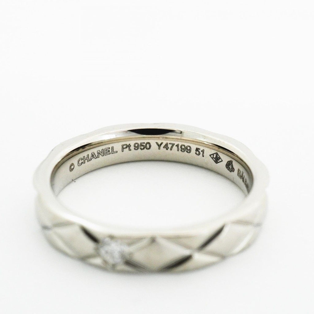 Chanel Ring Quilted Platinum Diamond — view 4