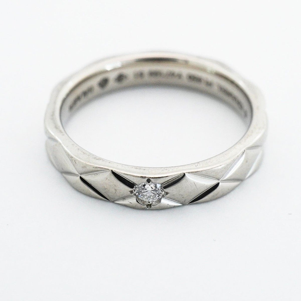 Chanel Ring Quilted Platinum Diamond — view 3