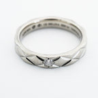 Chanel Ring Quilted Platinum Diamond — view 3