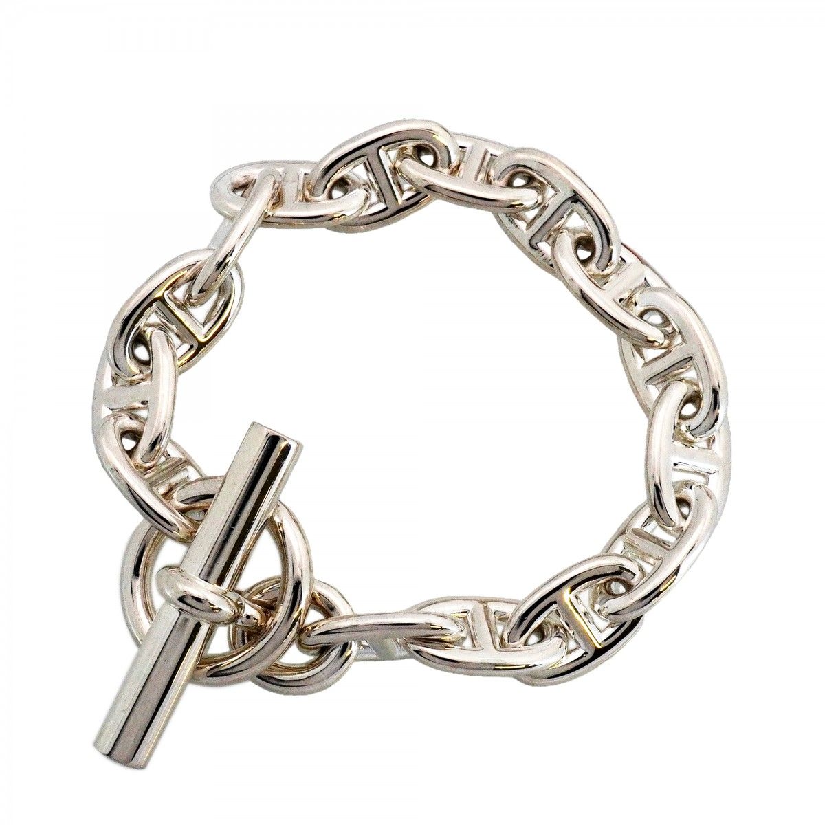 Hermes Bracelet Chaine D'ancre MM Silver