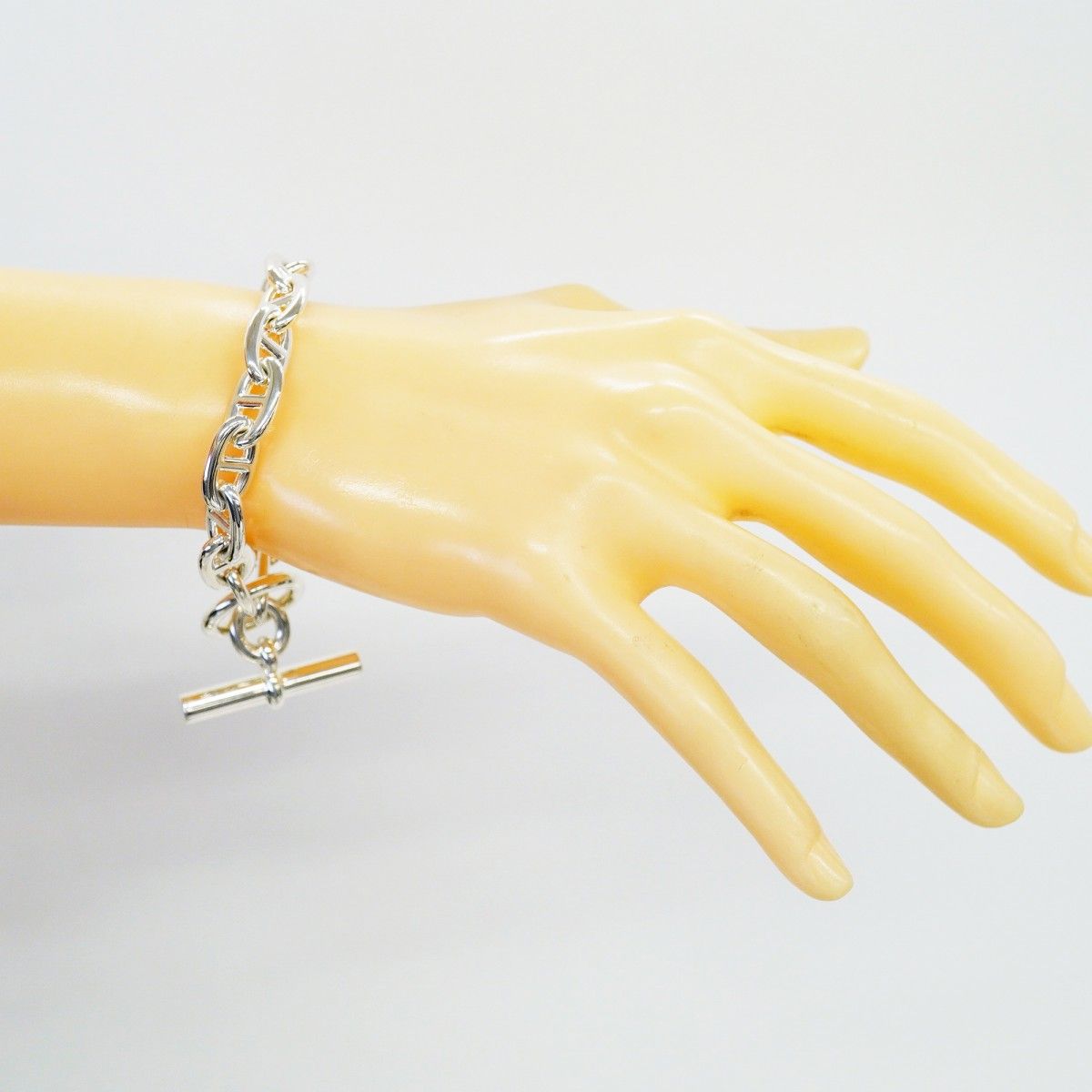 Hermes Bracelet Chaine D'ancre MM Silver — view 7
