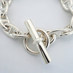 Hermes Bracelet Chaine D'ancre MM Silver — view 4
