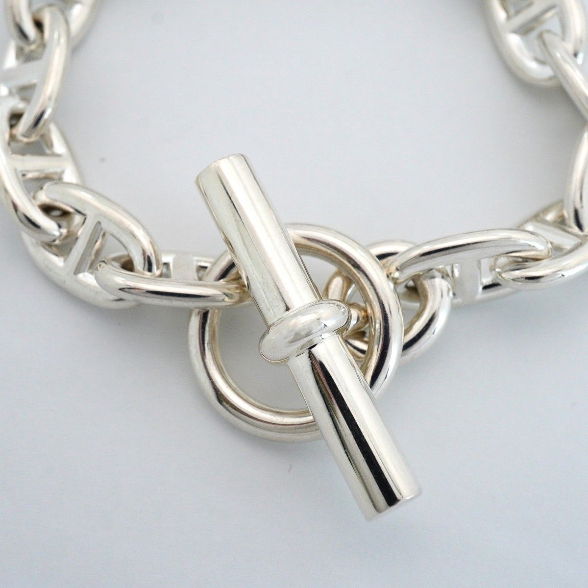 Hermes Bracelet Chaine D'ancre MM Silver — view 4