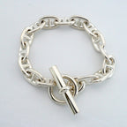 Hermes Bracelet Chaine D'ancre MM Silver — view 3