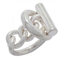 Hermes Ring Croisette 925 Sterling Silver
