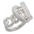 Hermes Ring Croisette 925 Sterling Silver