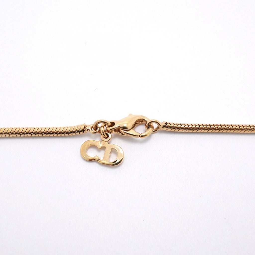 Dior Necklace Logo Gold Plated — view 4