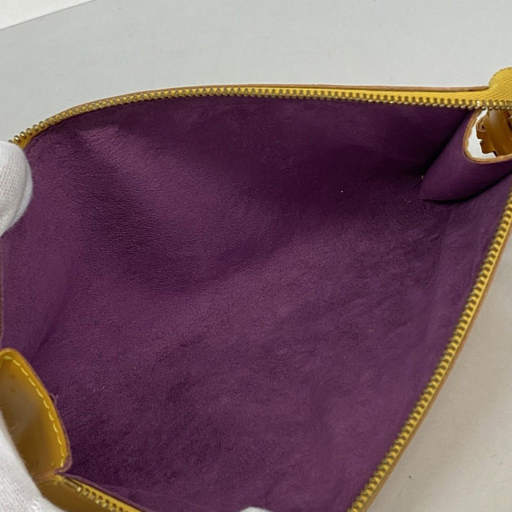 Louis Vuitton Pouch Epi Pochette Jaune — view 4