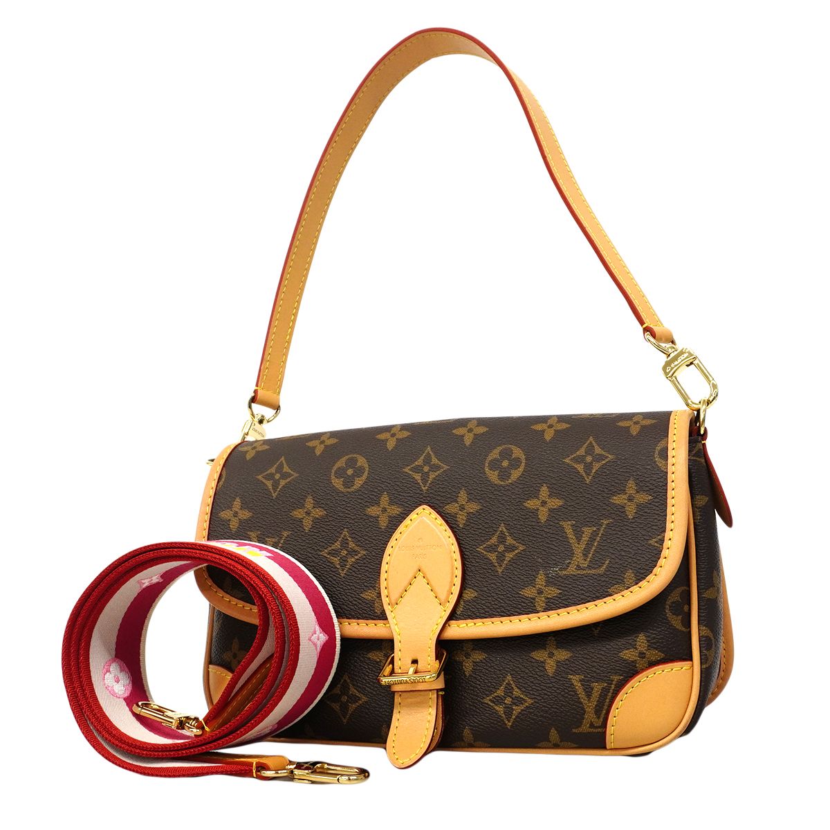 Louis Vuitton Shoulder Bag Monogram Diane PM NM Fuchsia