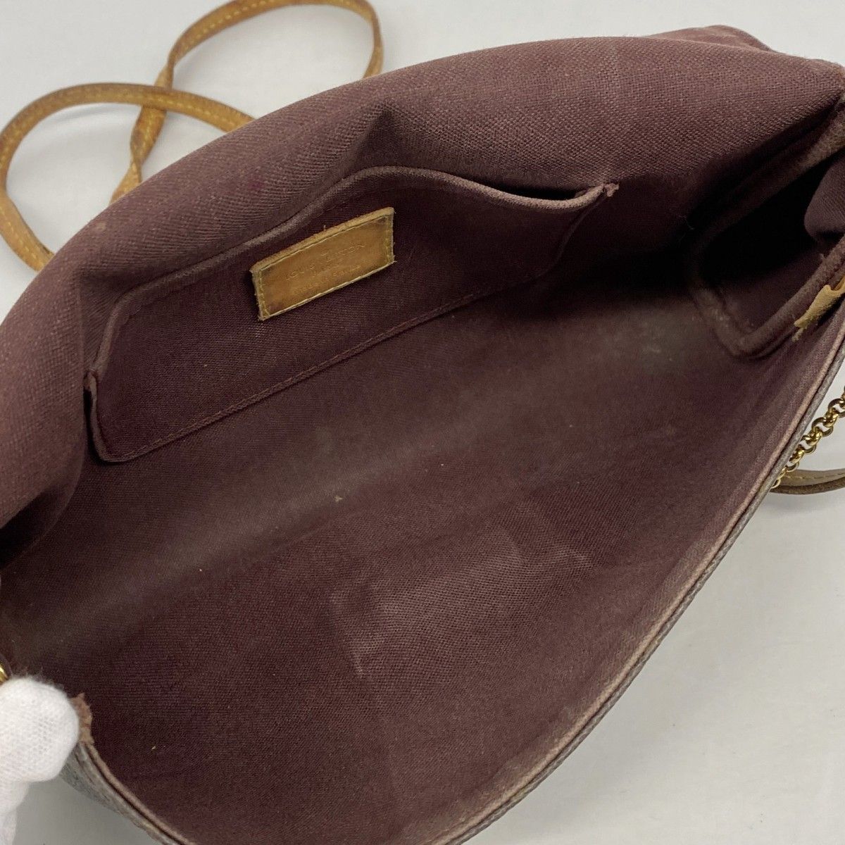 Louis Vuitton Handbag Monogram Favorite MM Brown 2-Way — view 4
