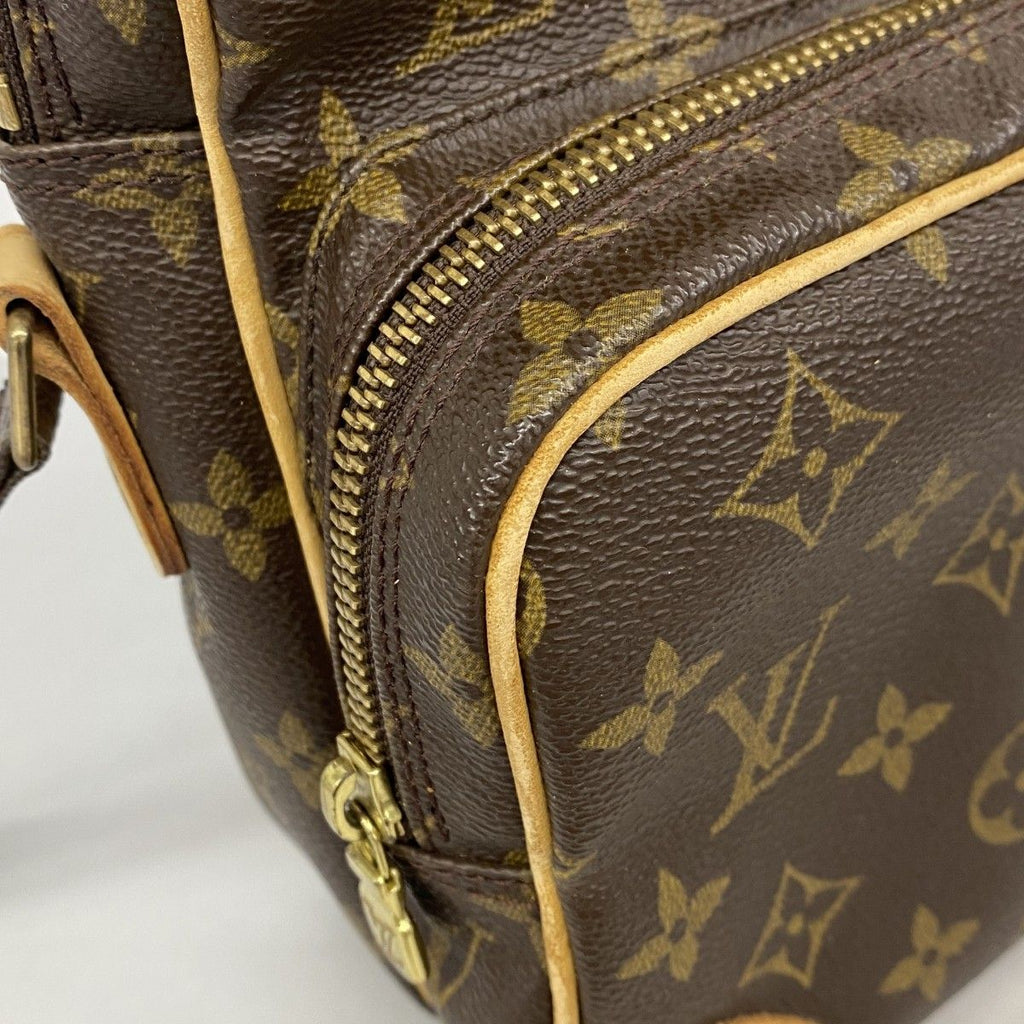 Louis Vuitton Shoulder Bag Monogram Amazon Brown — view 9
