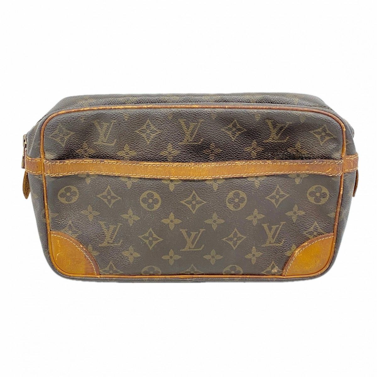 Louis Vuitton Clutch Monogram Compiegne 28 Brown