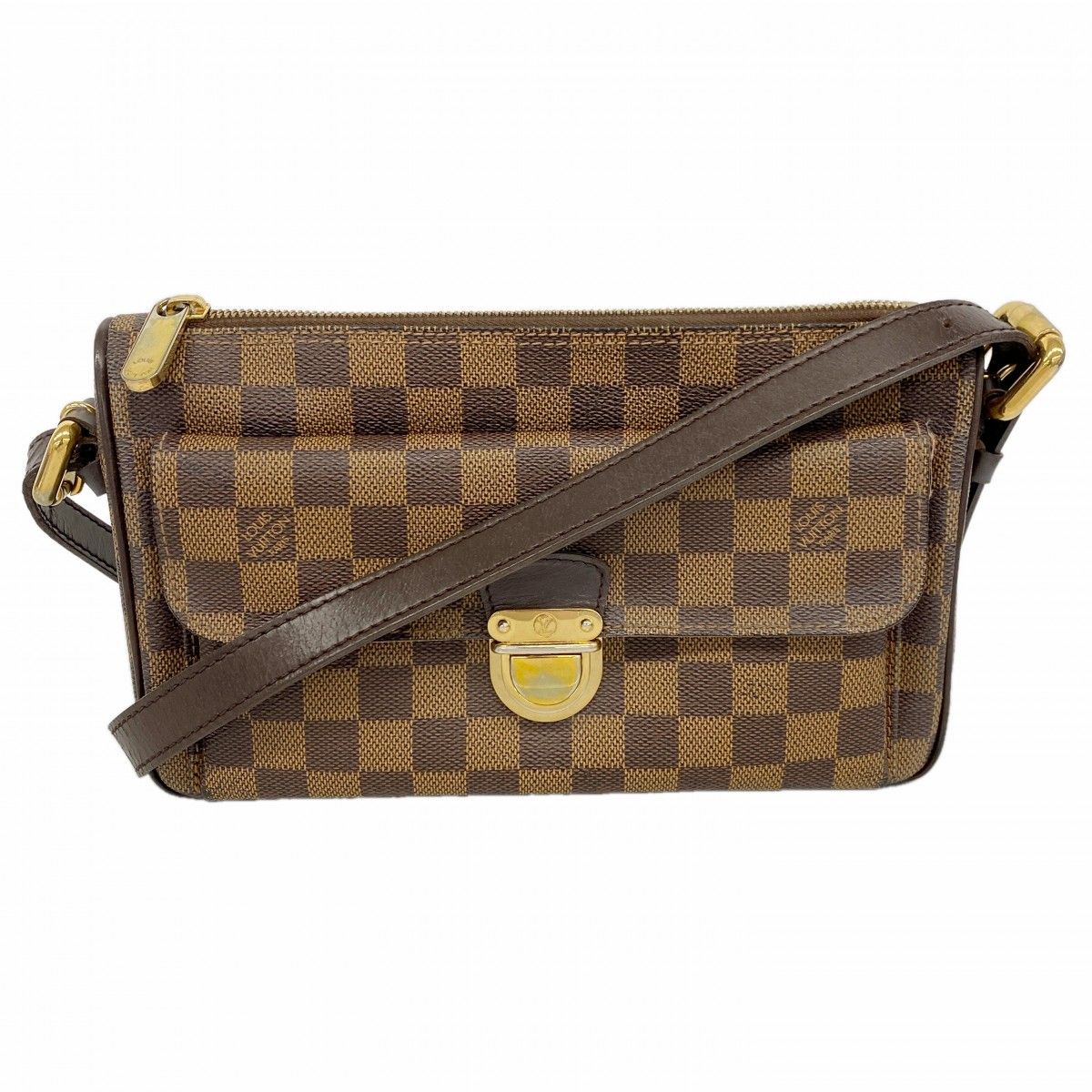 Louis Vuitton Shoulder Bag Damier Ravello GM Ebene