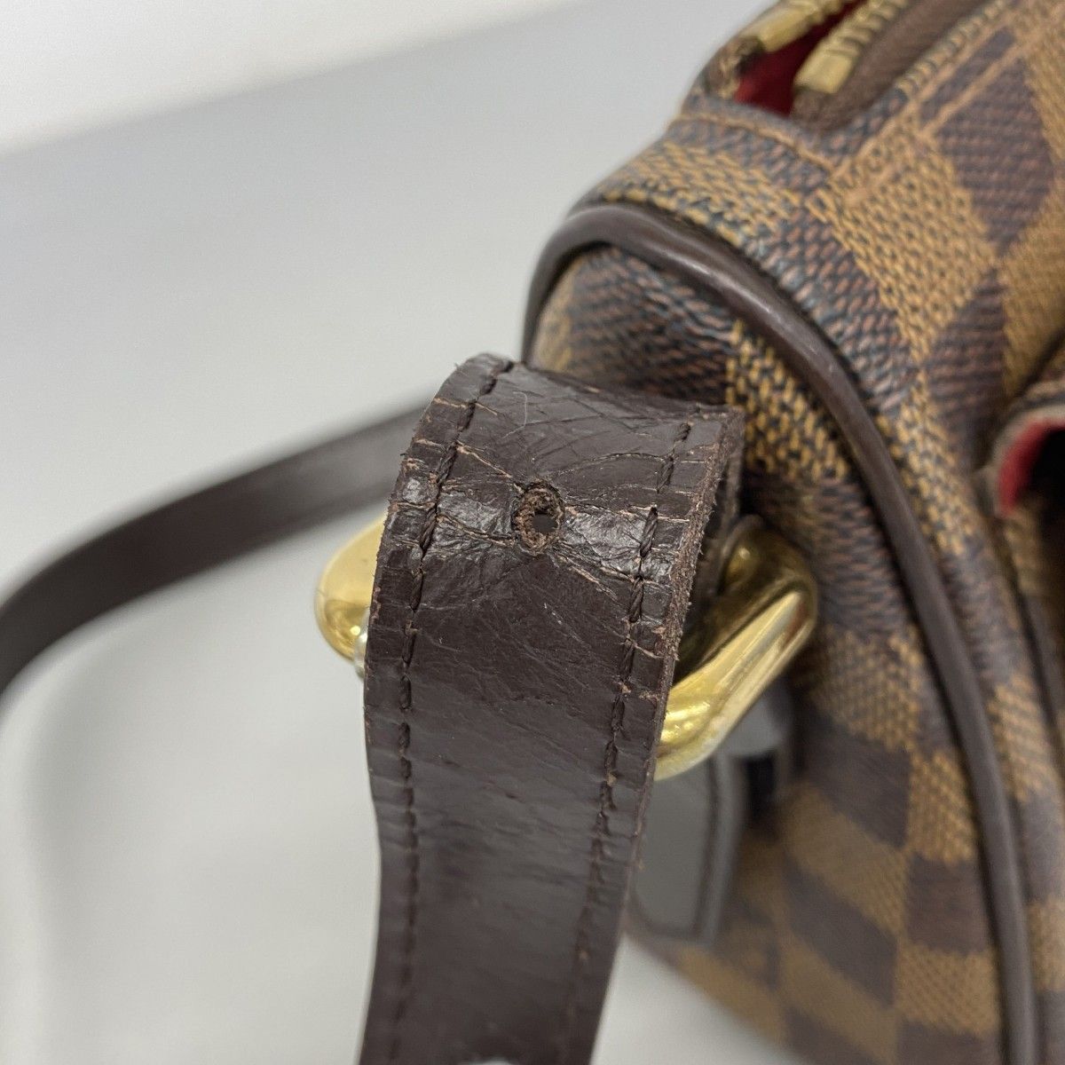 Louis Vuitton Shoulder Bag Damier Ravello GM Ebene — view 6