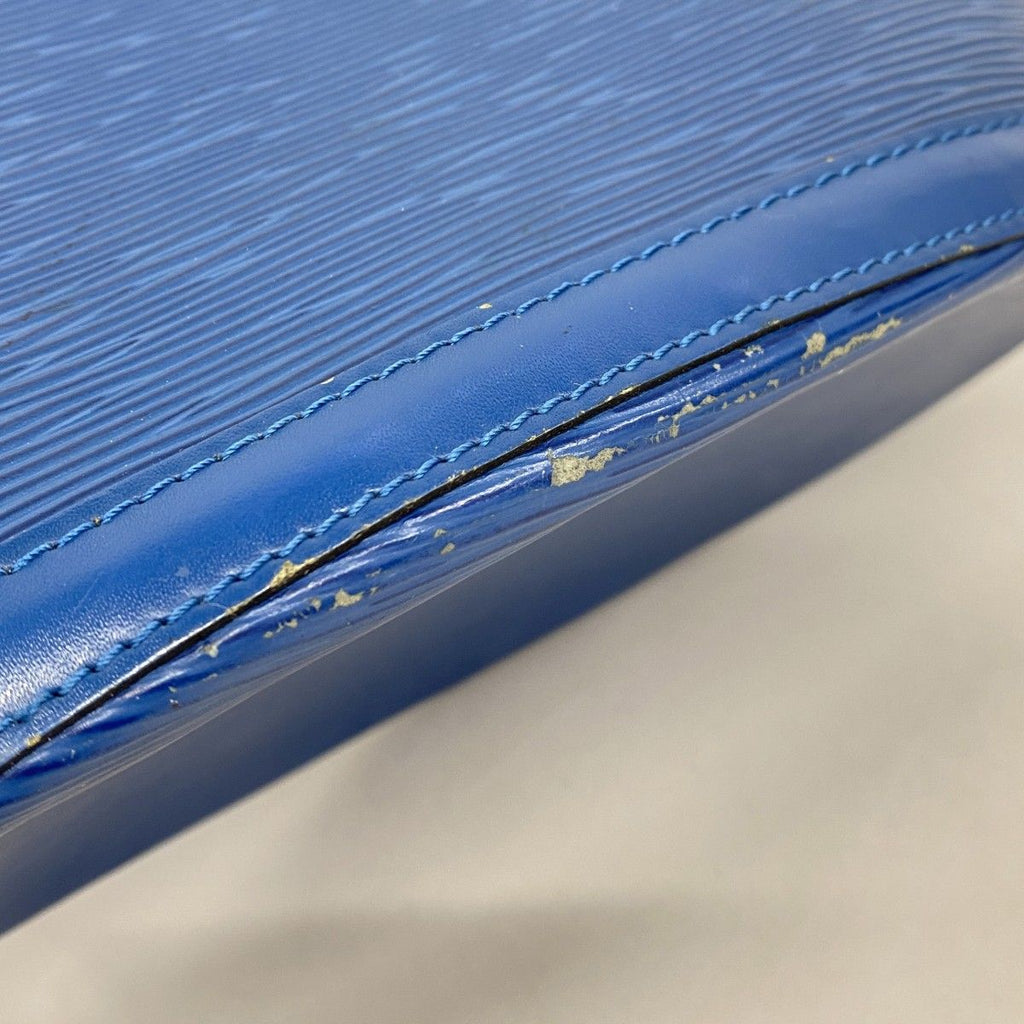 Louis Vuitton Shoulder Bag Epi Saint Jacques Shopping Toledo Blue — view 8