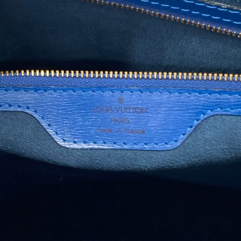 Louis Vuitton Shoulder Bag Epi Saint Jacques Shopping Toledo Blue — view 5
