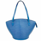 Louis Vuitton Shoulder Bag Epi Saint Jacques Shopping Toledo Blue