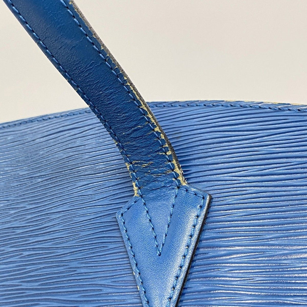 Louis Vuitton Shoulder Bag Epi Saint Jacques Shopping Toledo Blue — view 7