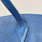 Louis Vuitton Shoulder Bag Epi Saint Jacques Shopping Toledo Blue — view 7