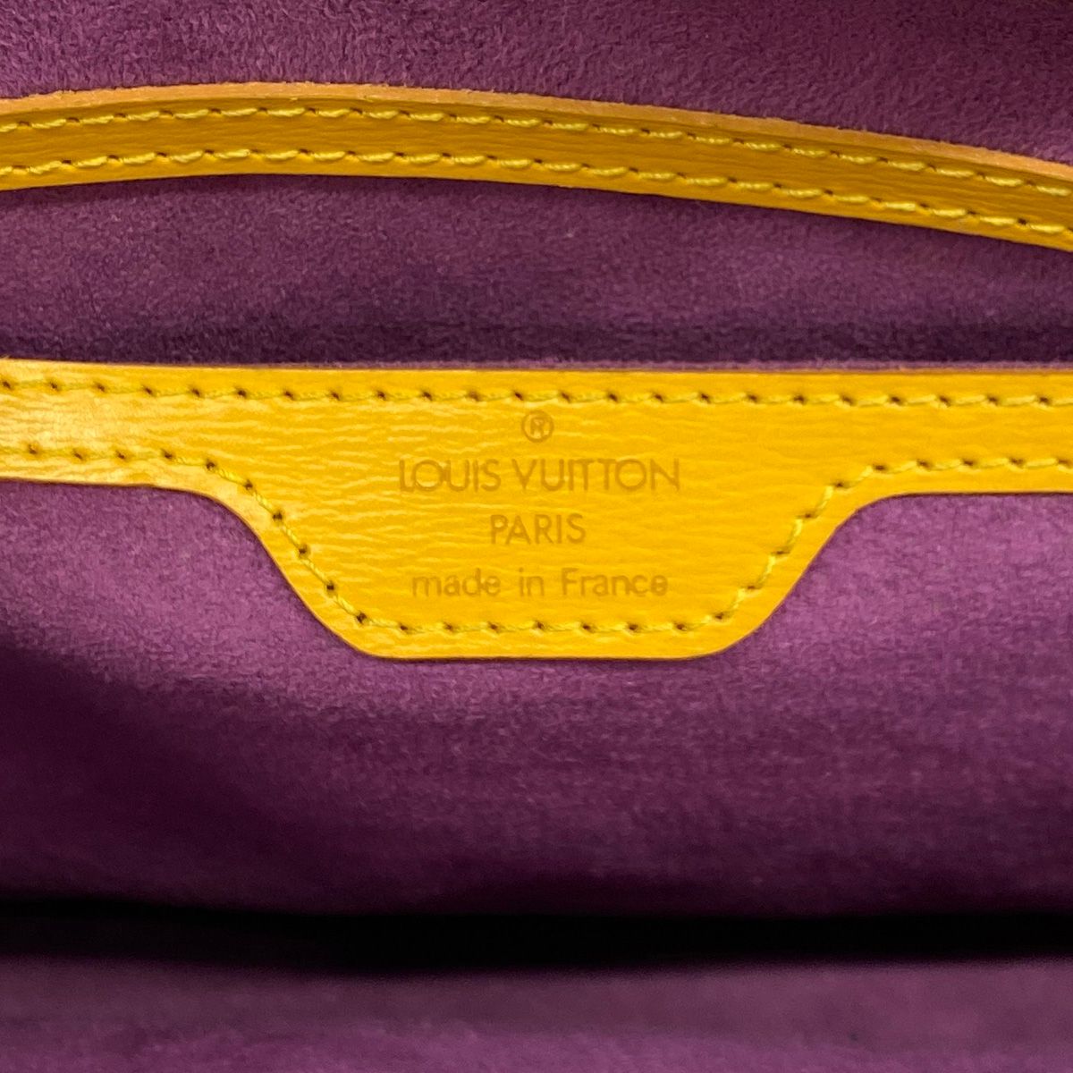 Louis Vuitton Handbag Epi Saint Jacques Jaune — view 5