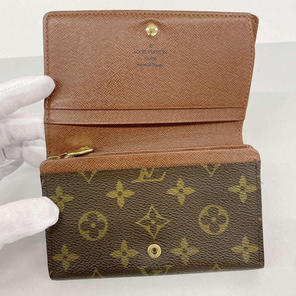 Louis Vuitton Wallet Monogram Portefeuille Tresor Brown — view 3