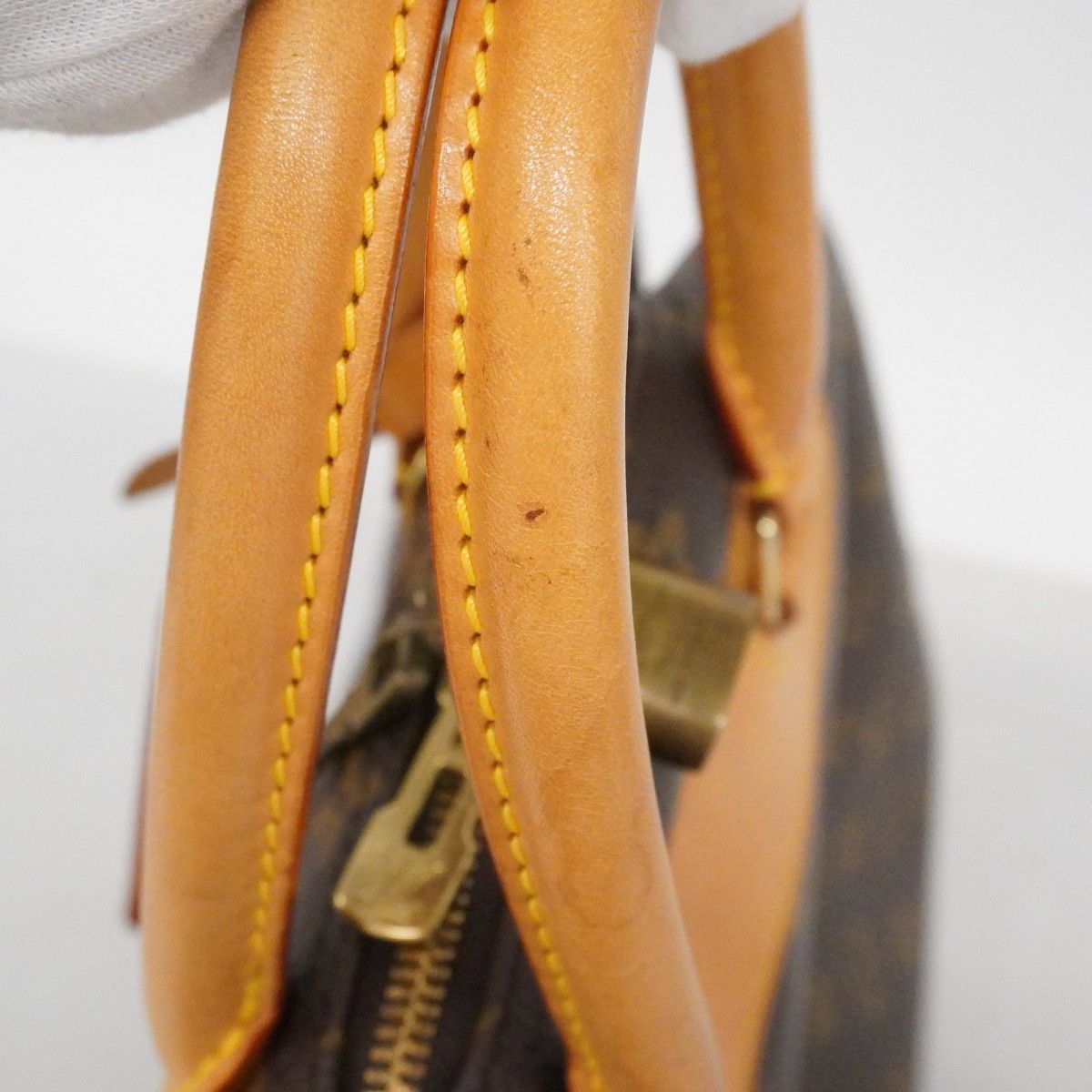 Louis Vuitton Handbag Monogram Deauville Brown — view 8