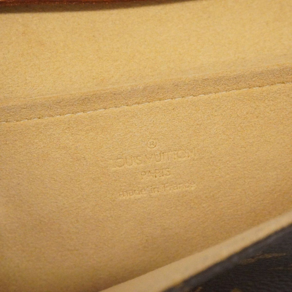 Louis Vuitton Shoulder Bag Monogram Pochette Twin GM Brown — view 5